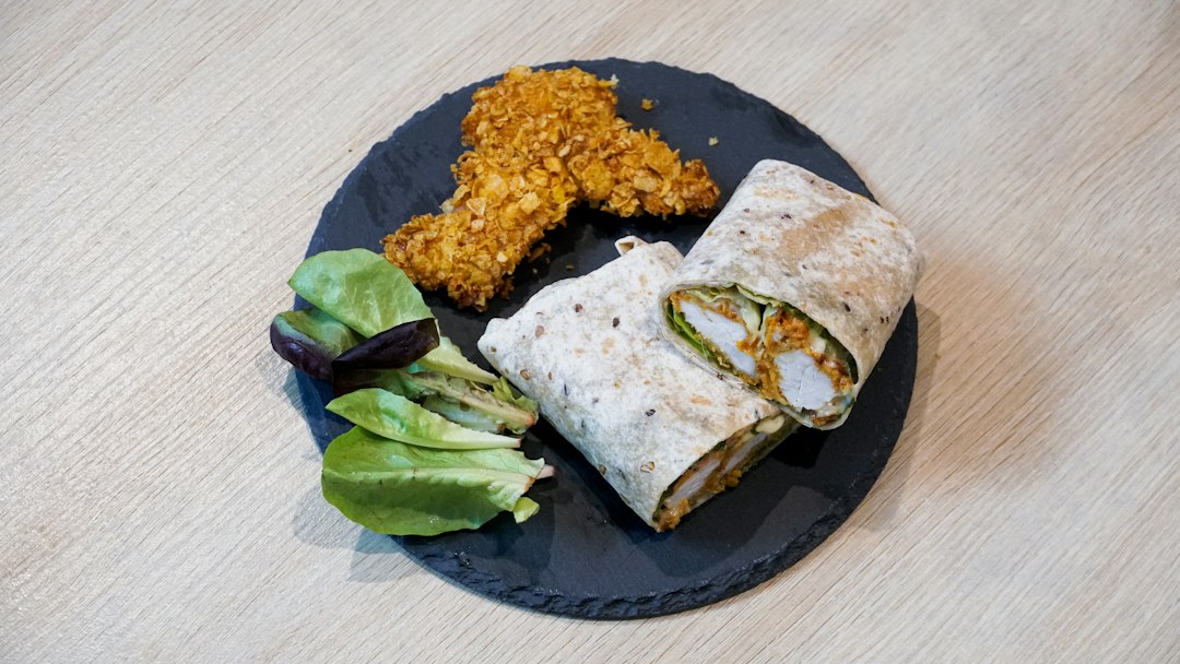Ready-to-eat chicken wrap